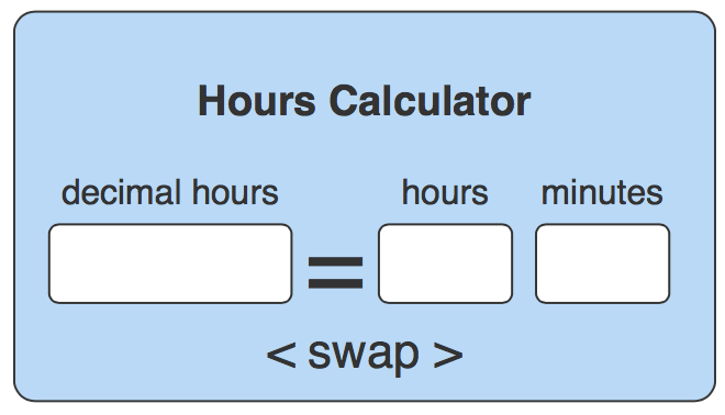 Hours converter
